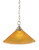 Concord 1 Light Ceiling Brushed Nickel Incandescent Pendant with a Gold Crystal Glass