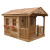 Sunflower Cedar Storage Shed and Playhouse (6 Ft. x 9 Ft.)