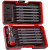 Smart Set with 2 Components Handle: Screwdriver and T-Handle in One. 13 Pieces in StrongBox