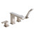Arzo Roman Tub Faucet Trim with Hand Shower in Stainless Steel