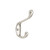 3 in. Heavy Duty Coat & Hat Hook Satin Nickel