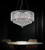 Round 20 Inch Pendent Chandelier with White Shade