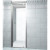 28 Inch Pivot Shower Door - White Finish with Obscure Glass