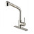 Stainless Steel Pull-Out Spray Kitchen Faucet with Deck Plate