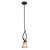 1 Light Mini Pendant In Oil Rubbed Bronze