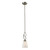 1 Light Mini Pendant In Brushed Nickel With Led Option