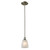 1 Light Mini Pendant In Brushed Nickel With Led Option