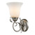 1 Light Wall Sconce In Brushed Nickel