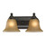 2 Light Bath Bar In Oil Rubbed Bronze With Led Option