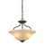2 Light Semi Flush In Oil Rubbed Bronze With Led Option