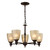 5 Light Chandelier In Oil Rubbed Bronze With Led Option