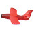 Red Airplane Glider Inflatable Pool Toy