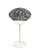 Parkhurst Angelica Rabbit Hair Beret with Leopard Print - Grey