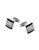 Black Brown 1826 Fiber Glass Detail Cufflinks - Black