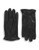 Black Brown 1826 9.5 Inch Perforated Leather Gloves - Black - X-Large