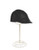 Crown Cap Shearling Newsboy Cap - Black - Medium