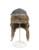 Black Brown 1826 Faux Fur Aviator Hat - Grey - Small