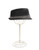 Black Brown 1826 Wool Blend Velour Plaid Fedora - Black - Large