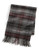 Black Brown 1826 Cashmere Scarf - Burgundy/Grey