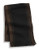 London Fog Border Stripe Wool Scarf - Brown