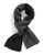 Black Brown 1826 Colourblock Scarf - Black/Charcoal