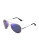 Polaroid Aviator Sunglasses - SILVER BLACK