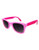 Material Girl Rubber Wayfarer Sunglasses - Pink