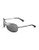 Emporio Armani Rimless Shield Sunglasses - Gunmetal