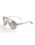 Fossil Clear Aviator Sunglasses - Light Grey