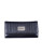 Club Rochelier Glam Clutch Wallet With Removable Checkbook Flap - BLACK