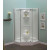 Sorrento 42 Inch Acrylic Frameless Neo-Angle Shower Package