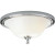 Victorian Collection Chrome 2-light Flushmount