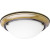 Eclipse Collection Antique Brass 2-light Flushmount