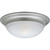 Brushed Nickel 1-light Flushmount