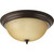 Antique Bronze 3-light Flushmount