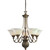 Savannah Collection Burnished Chestnut 5-light Chandelier