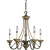 Savannah Collection Burnished Chestnut 5-light Chandelier