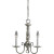 Americana Collection Brushed Nickel 3-light Chandelier