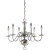 Americana Collection Brushed Nickel 6-light Chandelier