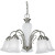 Bedford Collection Brushed Nickel 5-light Chandelier