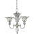 Roxbury Collection Classic Silver 3-light Chandelier