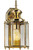 BrassGUARD Collection Polished Brass 1-light Wall Lantern