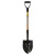 Workforce Round Point Shovel with D-grip