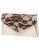 Jessica Mcclintock Satin Envelop Clutch with Lace Flap - Champagne