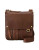 Fossil Morgan Leather Traveler Bag - ESPRESSO