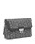 Calvin Klein Monogrammed Twist Lock Crossbody - Grey