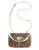 Guess Finley Crossbody Flap Crossbody - Leopard