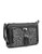 Nine West Razzle Tassel Mixed Media Crossbody - Black/White