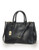 Lauren Ralph Lauren Snakeskin Embossed Satchel - Black