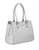 Calvin Klein On My Corner Saffiano Satchel - Soft Grey